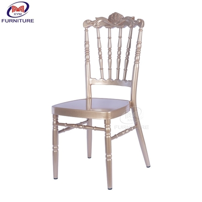 Restauracja Stolik z burgerem z metalu bankiet Napoleon Stolik jadalny Aluminiowa korona stolik bambusowy